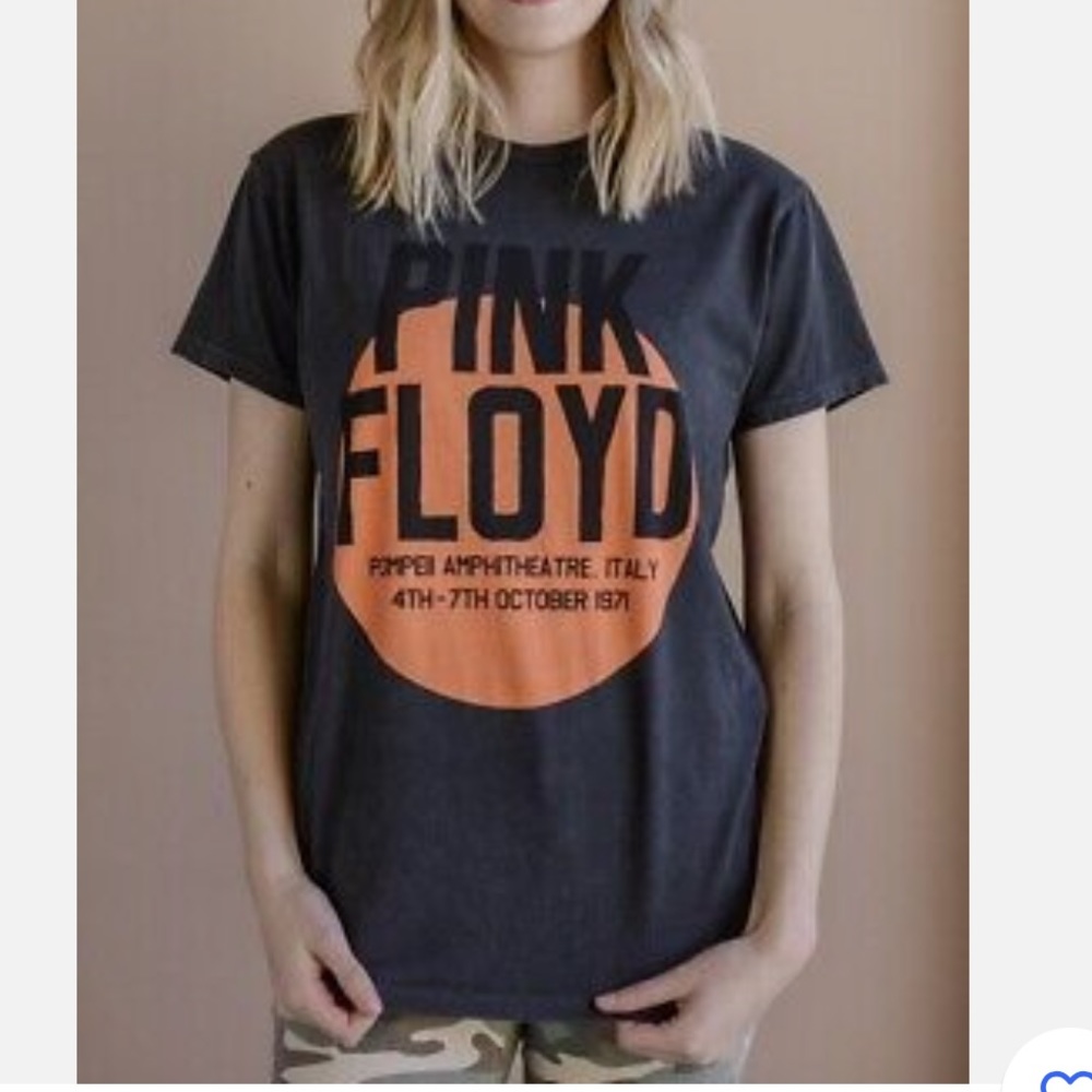 NWT Free People Pink Floyd Tee